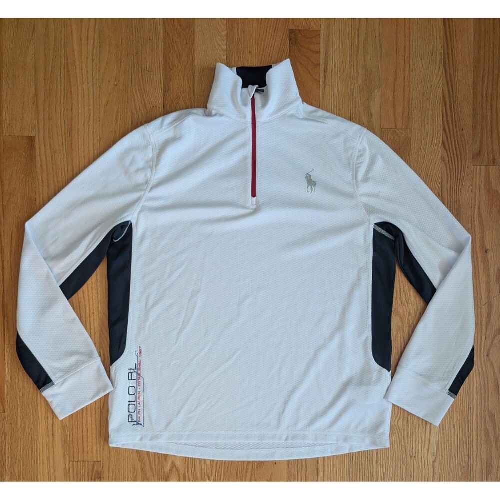 Polo Ralph Lauren Mens Small 1/4 Zip Pullover Lightweight Shirt Performance Golf